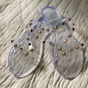 Clear Studded Jellies